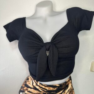 TOP LAZO CANALE NEGRO