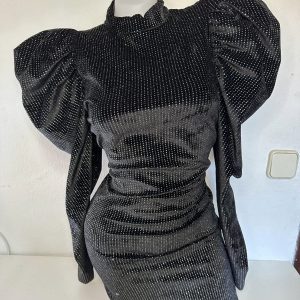 VESTIDO TERCIOPELO BRILLANTE