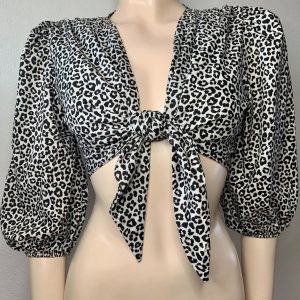 TOP LEOPARDO BEIGE