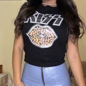 CAMISETA KISS NEGRO