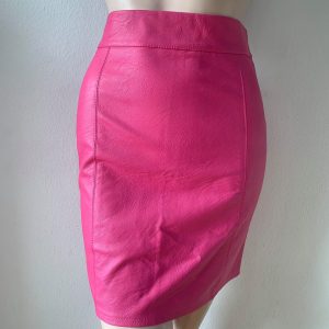 FALDA POLIPIEL MARTHA FUCSIA