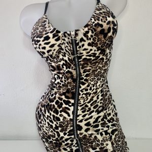 VESTIDO TERCIOPELO LEOPARDO