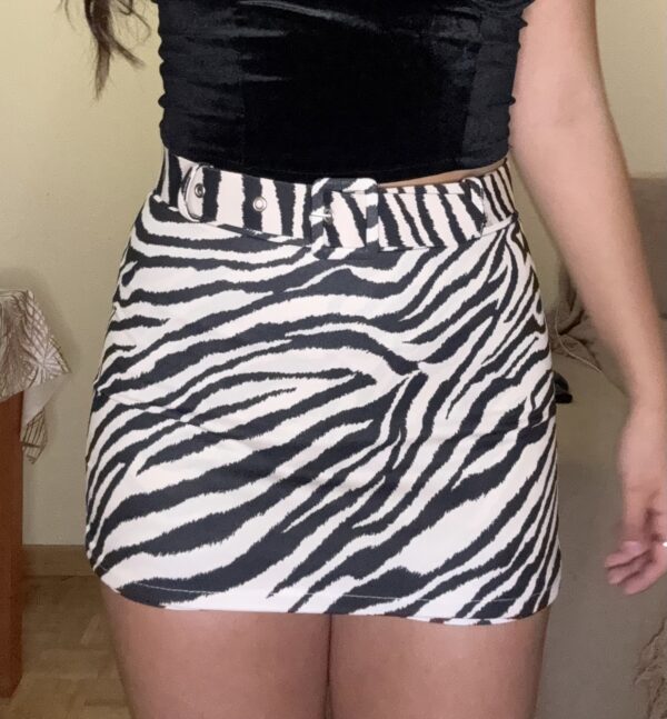 FALDA SHORT ZEBRA