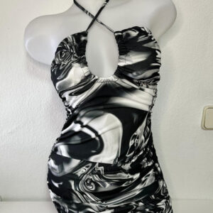 VESTIDO TIE DYE NEGRO