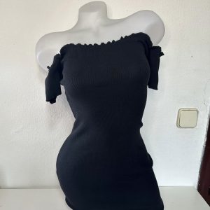 VESTIDO CANALE FLAVIA NEGRO