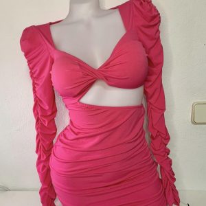 VESTIDO ZELMA FUCSIA