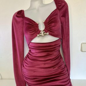 VESTIDO FRIDA GRANATE