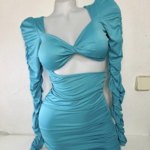 VESTIDO ZELMA TURQUESA