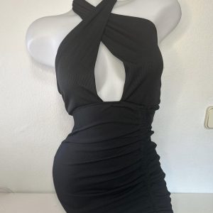 VESTIDO CRUZADO NEGRO