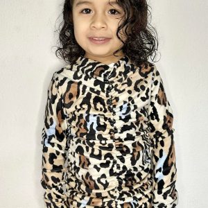 VESTIDO TERCIOPELO LEOPARDO