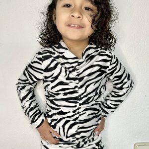 VESTIDO TERCIOPELO ZEBRA