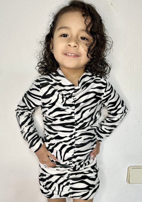 VESTIDO TERCIOPELO ZEBRA