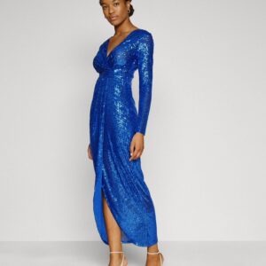 VESTIDO LARGO LENTEJUELAS AZUL